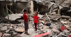 Los niños quemados de Gaza (Sylvain George)