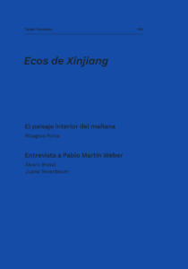 Tapa de libro Ecos de Xinjiang